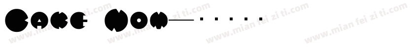 Cake Nom字体转换